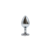 Plug bijou en aluminium bijou coeur violet Medium LOVELY 
